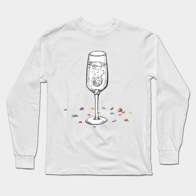 After Party Long Sleeve T-Shirt by Créa'RiBo